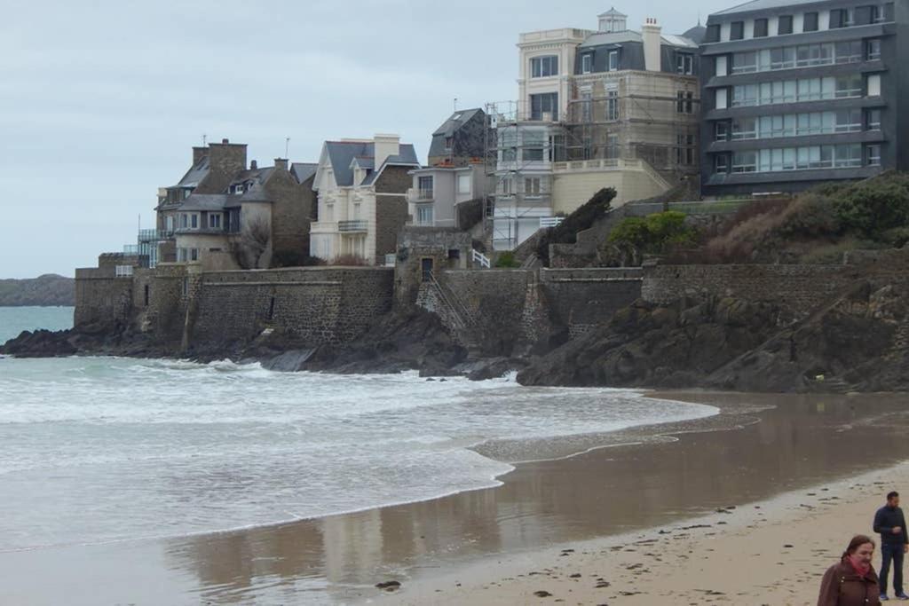 Saint Malo Bel Appartement Neuf Pres Gare Plage Sillon Intramuros Parking Prive Exterior photo